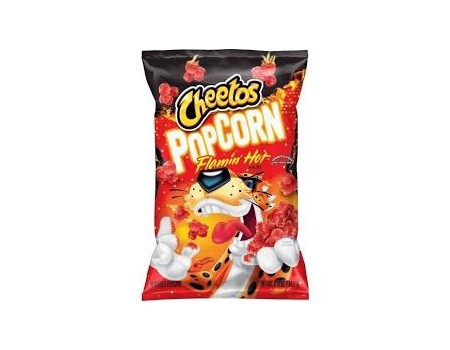 Cheetos Popcorn flamin hot...